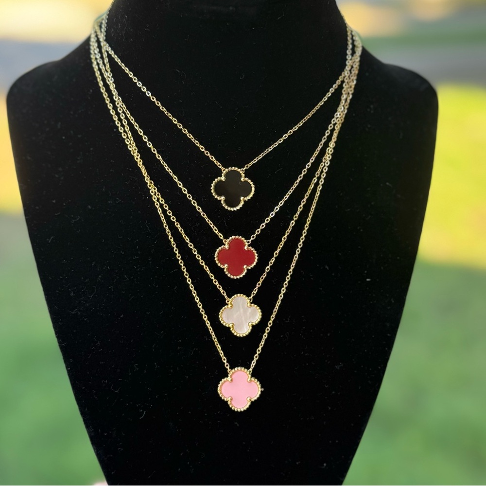 Pink Flower Neclace - Picture 5 of 5